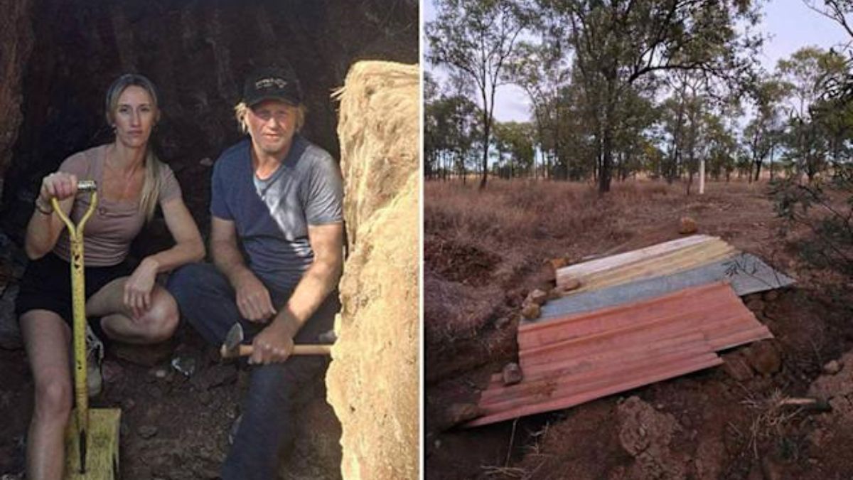 Aussie Couple Strikes $3,000 Sapphire After Months of Digging