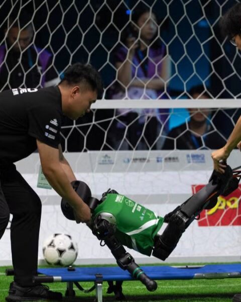 China Robot Football Match