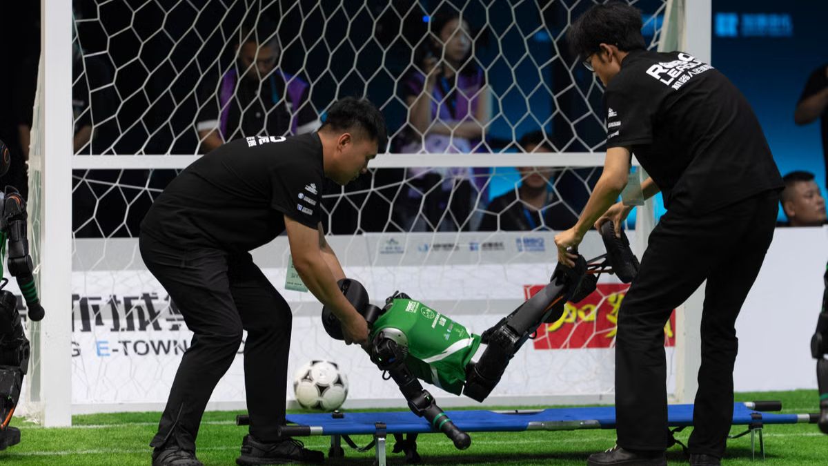 China Robot Football Match