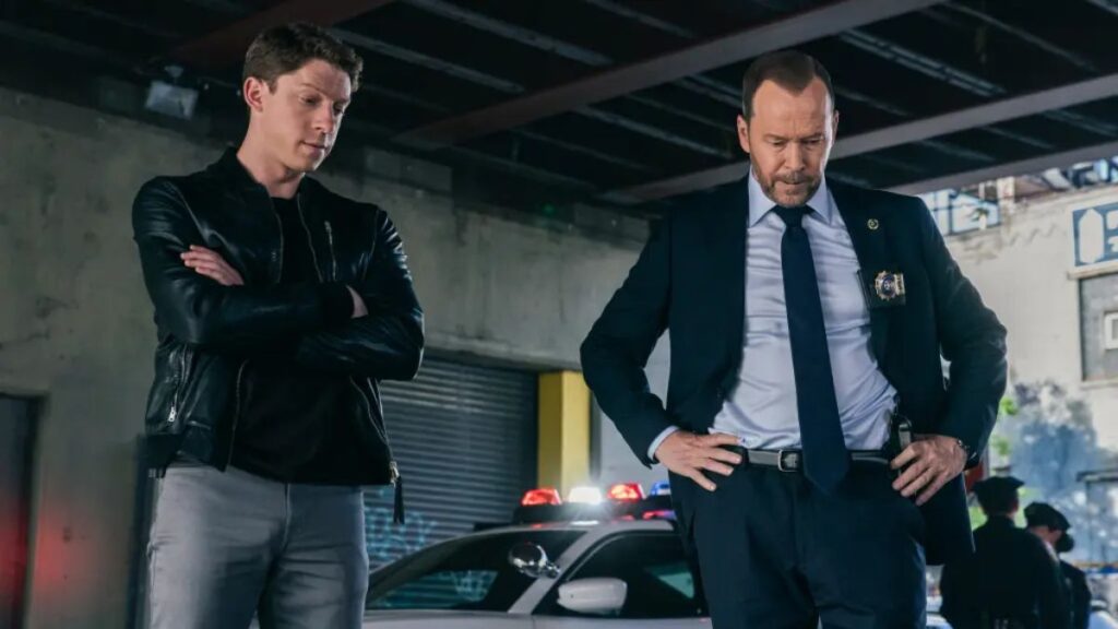 Danny Reagan (Donnie Wahlberg) and his nephew Joe Hill (Will Hochman) in the “Blue Bloods” episode “No Good Deed
