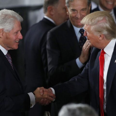 Donald Trump and Bill Clinton