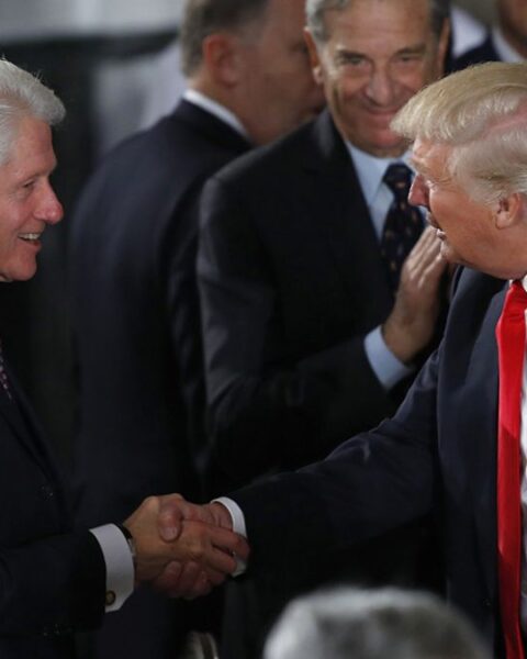 Donald Trump and Bill Clinton