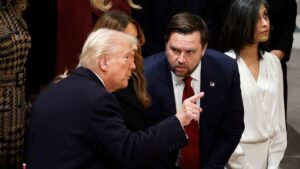 Donald Trump and J.D. Vance in Discussion