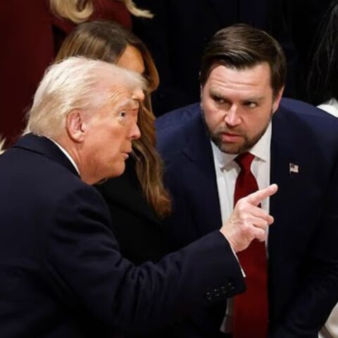 Donald Trump and J.D. Vance in Discussion