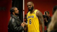 Drake with LeBron James
