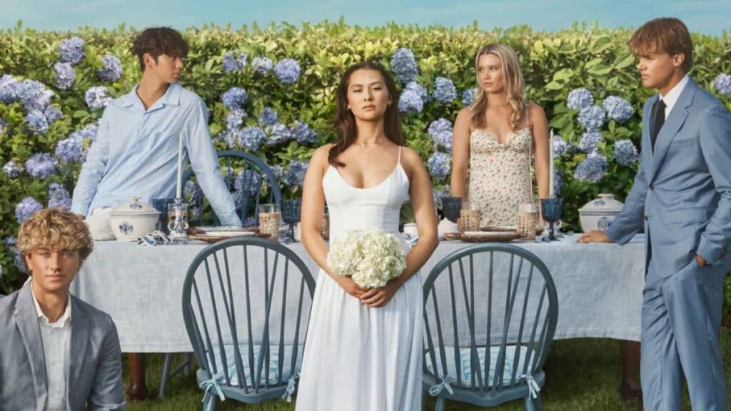 Gavin Casalegno, Sean Kaufman, Lola Tung, Rain Spencer and Christopher Briney in 'The Summer I Turned Pretty' Season 3