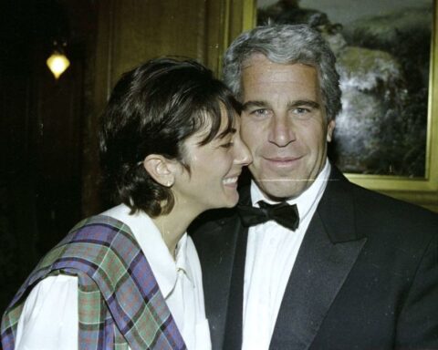 Ghislaine Maxwell with Jeffrey Epstein