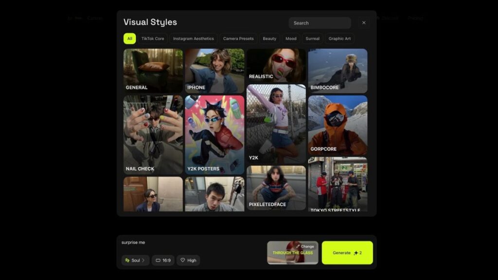 Higgsfield Soul - Free AI Image Generator