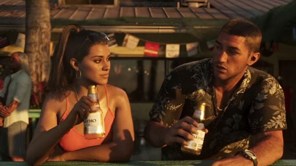 Jason and Lucia Drinking in GTA 6