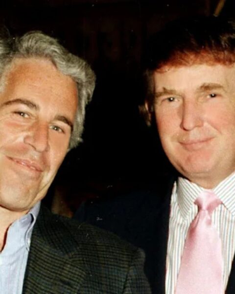 Jeffrey Epstein with Donald Trump