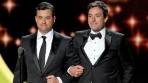Jimmy Kimmel and Jimmy Fallon