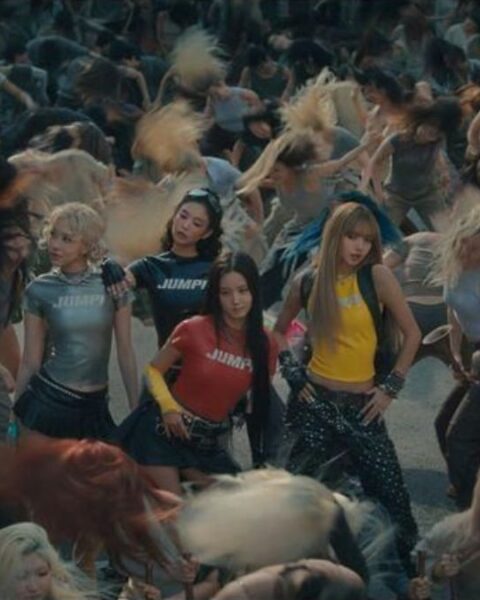 K-pop girl group BLACKPINK stars in its JUMP music video.