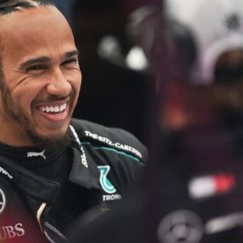Lewis Hamilton at Belgian GP