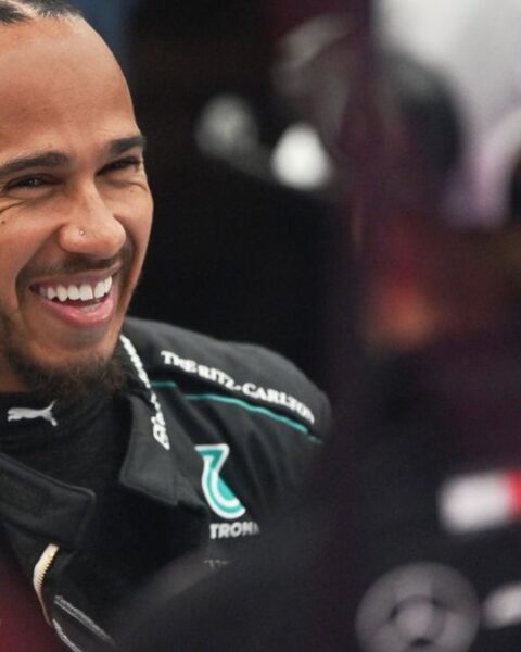 Lewis Hamilton at Belgian GP