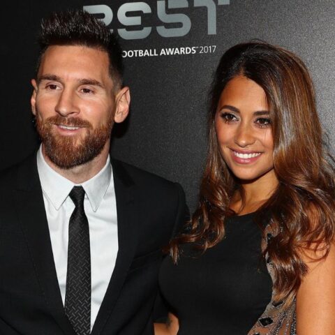 Lionel Messi with his wife Antonela Roccuzzo