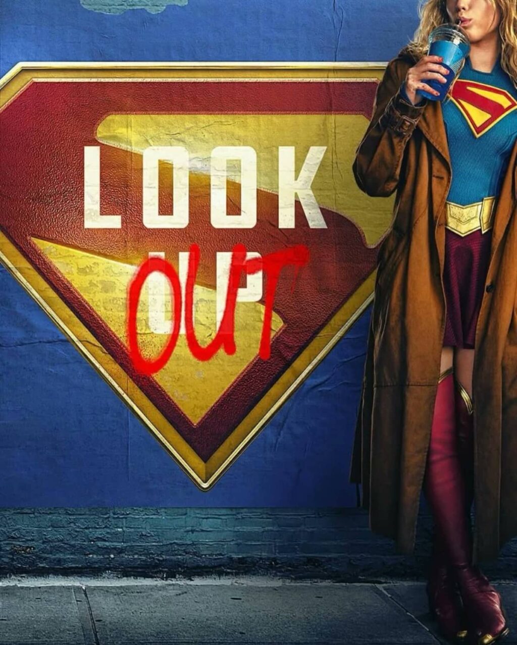 'Look Out' Supergirl Poster