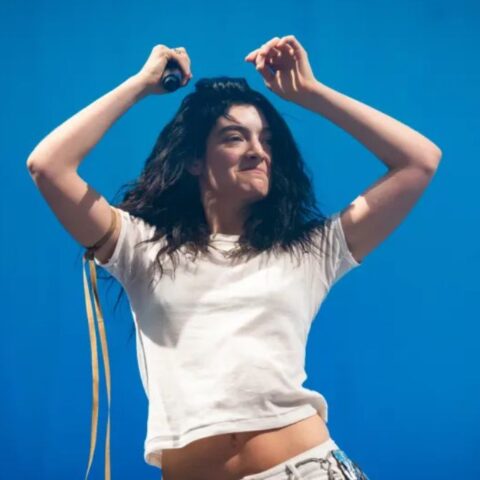 Lorde performs during day three of Glastonbury festival 2025 at Worthy Farm, Pilton on June 27, 2025 in Glastonbury, England