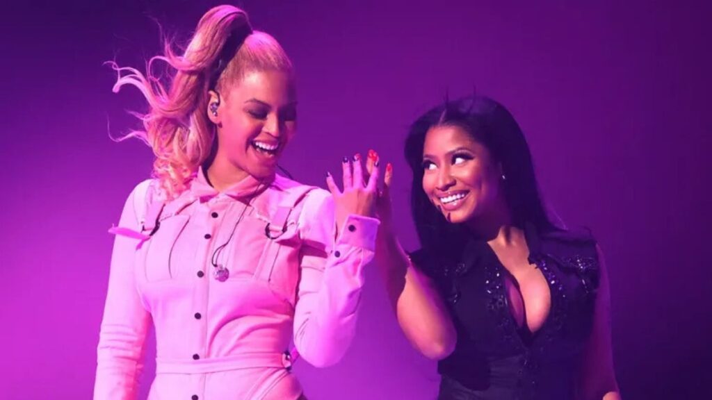 Nicki Minaj with Beyoncé