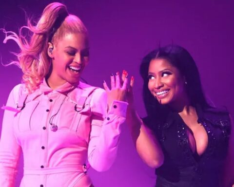 Nicki Minaj with Beyoncé