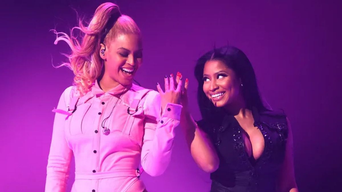 Nicki Minaj with Beyoncé