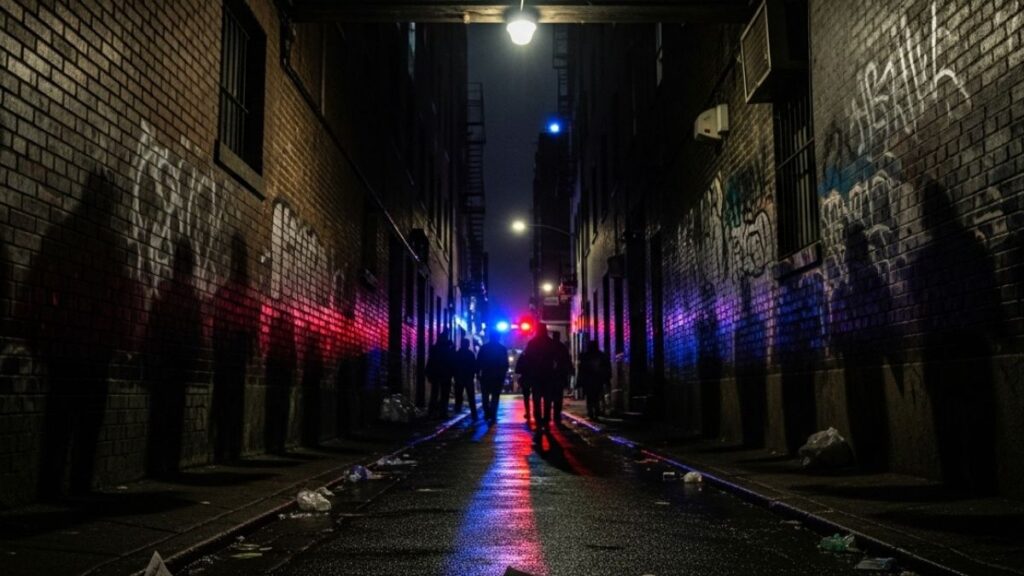 Night Alley Police Activity
