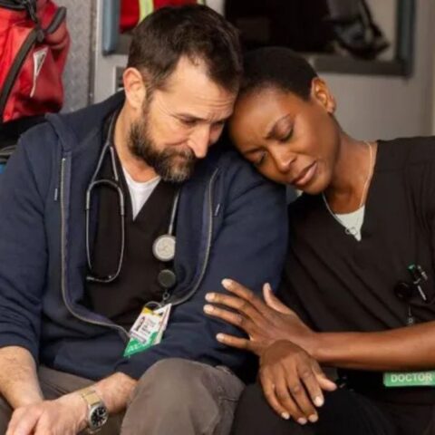 Noah Wyle, Tracy Ifeachor in 'The Pitt'