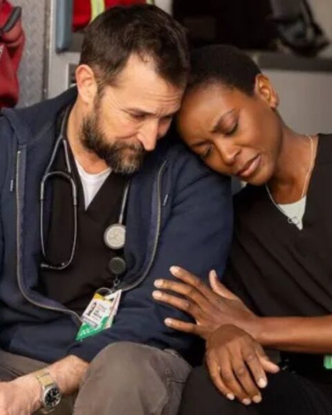 Noah Wyle, Tracy Ifeachor in 'The Pitt'