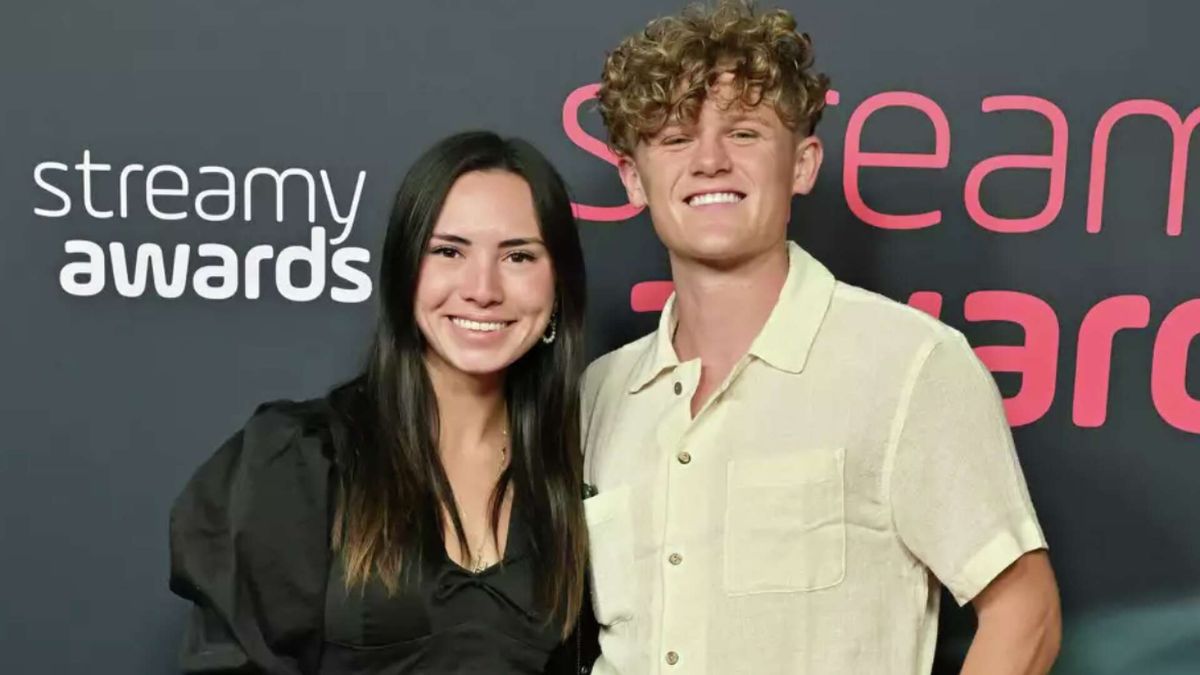 Ryan Trahan and his wife, Haley Pham
