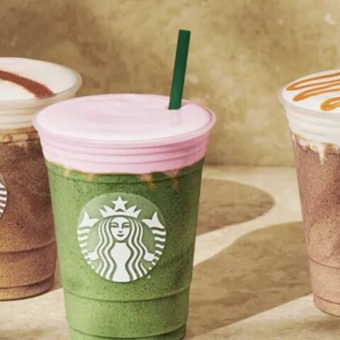 Starbucks Limited-Time Brown Sugar, Strawberry Matcha, and Salted Caramel Mocha Strato Drinks