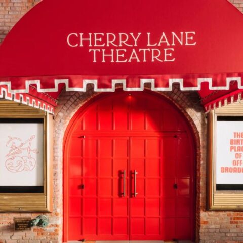 The exterior of Cherry Lane Theatre in the West Village.