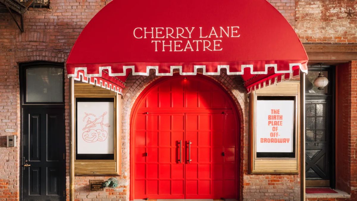 The exterior of Cherry Lane Theatre in the West Village.