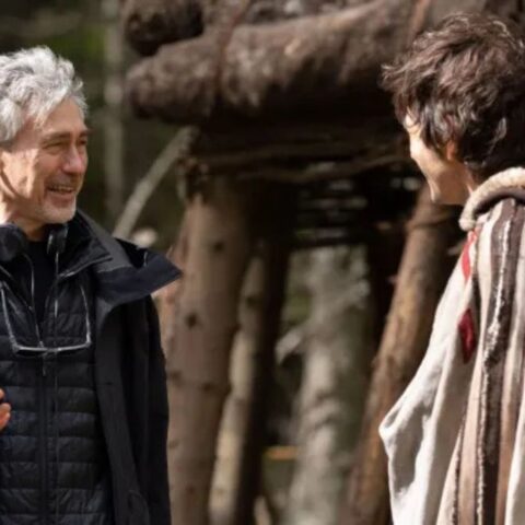 Tony Gilroy and Diego Luna on the set of 'Andor'