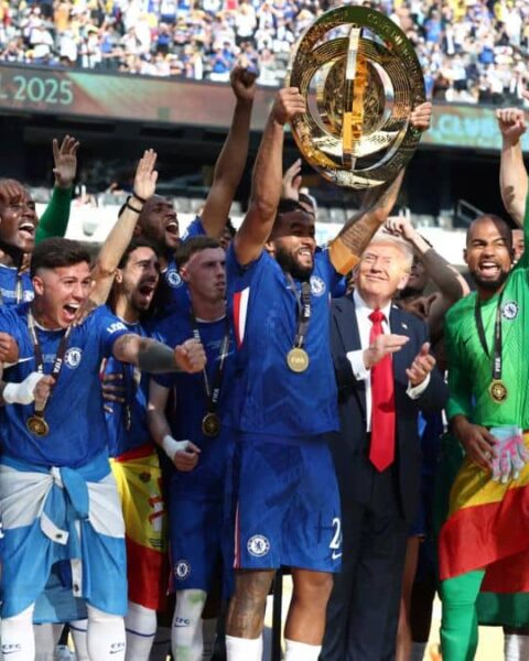 Trump at Club World Cup Final Crashing Chelsea Celebration