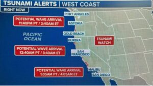 USA Tsunami Alert July 30, 2025