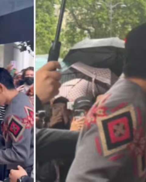 V accepted the sketch without signing it, making the fan feel seen and overjoyed