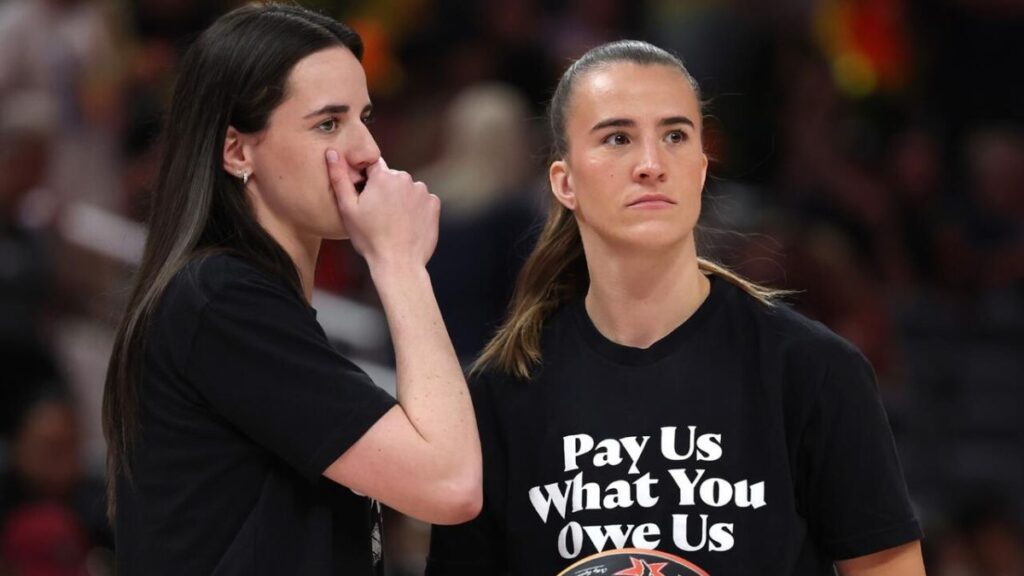 WNBA Players Wearing 'Pay Us' Tshirt
