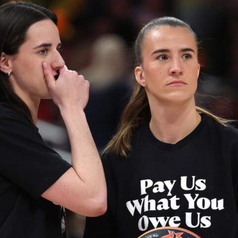 WNBA Players Wearing 'Pay Us' Tshirt
