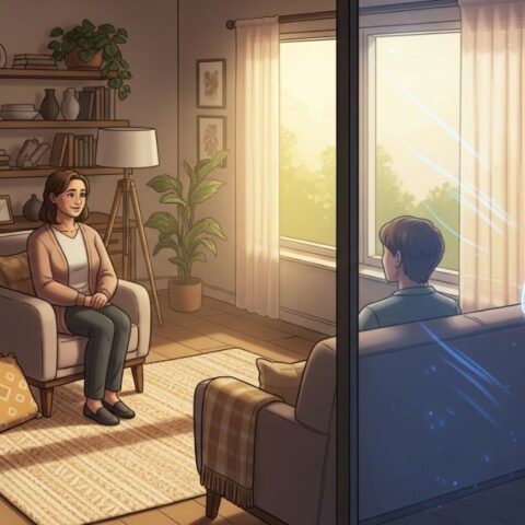 AI Overlooking Human Therapist