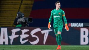 Barcelona goalkeeper & team captain Marc-André ter Stegen