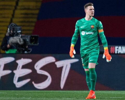 Barcelona goalkeeper & team captain Marc-André ter Stegen