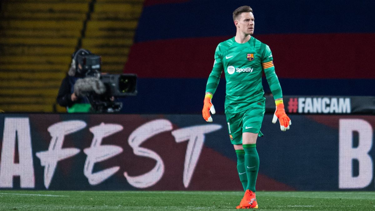 Barcelona goalkeeper & team captain Marc-André ter Stegen