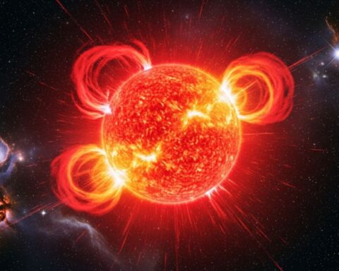 Betelgeuse Star Explosion Concept Image