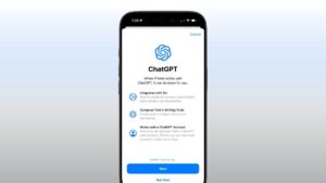 ChatGPT in iOS