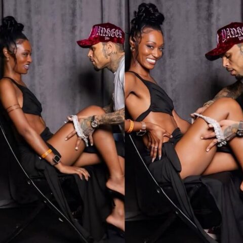 Chris Brown Removes Fan’s Garter in $2,000 Meet-and-Greet Moment