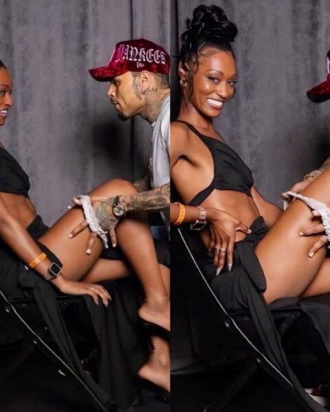 Chris Brown Removes Fan’s Garter in $2,000 Meet-and-Greet Moment