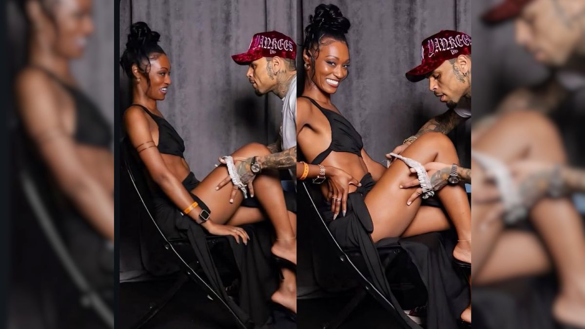 Chris Brown Removes Fan’s Garter in $2,000 Meet-and-Greet Moment