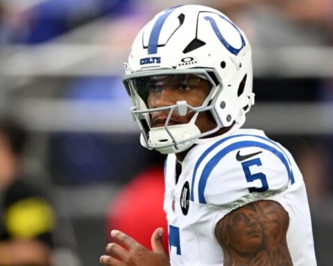 Indianapolis Colts quarterback Anthony Richardson