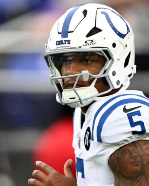 Indianapolis Colts quarterback Anthony Richardson