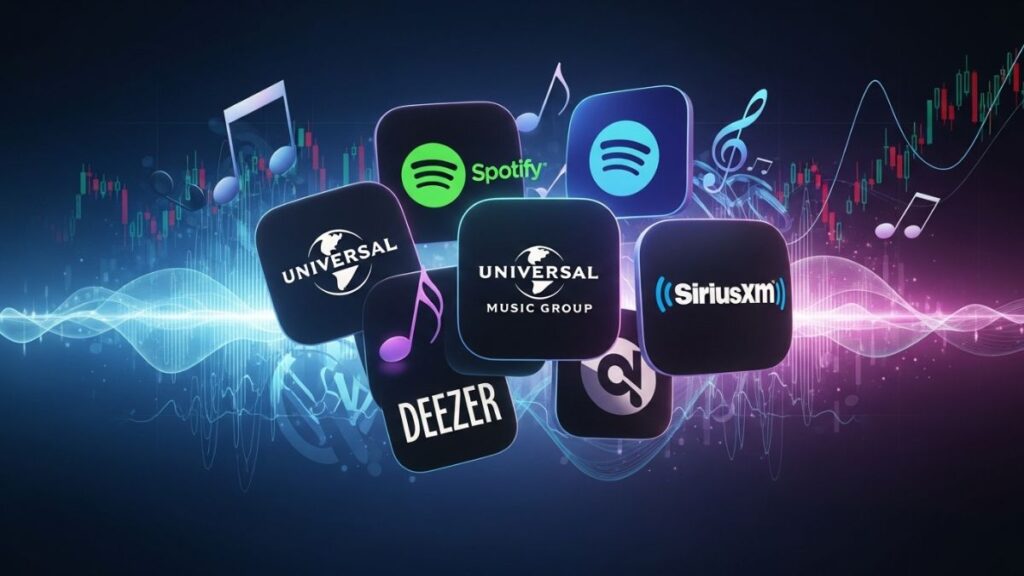 Music Industry - Spotify, Deezer, UMG, SiriusXM