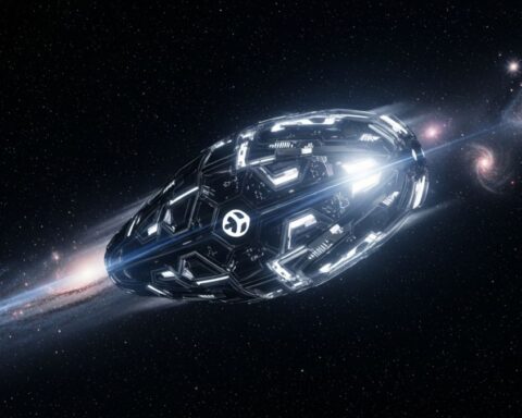 Mysterious Spaceship or Space Object
